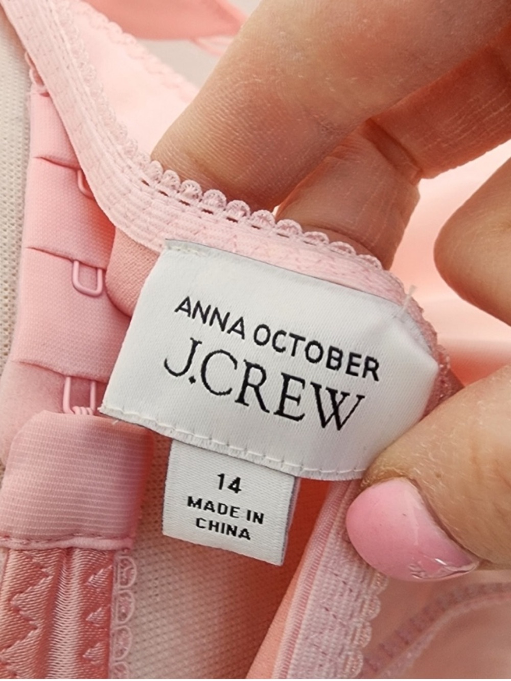 🎀 J. Crew x Anna October Limited Edition Ballet Pink Satin Stretch Pin Up 14 - Picture 10 of 11
